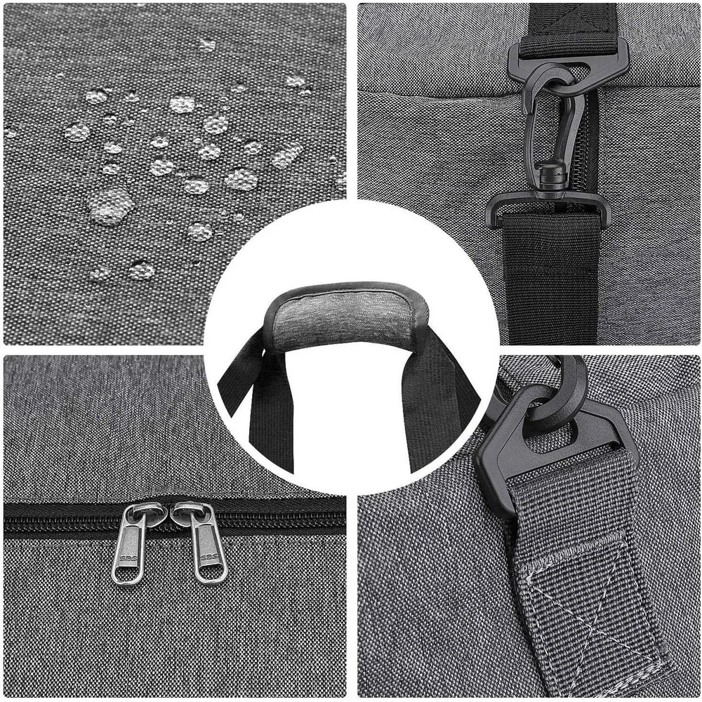 Foldable‎ Duffel Gym Travel Gear Bag Unisex Shoe Compartment Gorpcore MacGyver